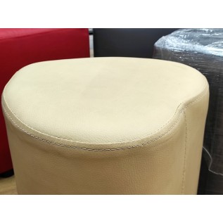 Пуфік-банкетка для примірки взуття (бєжєве серце).